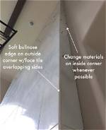 How Do You Finish the Outside Edge of a Tile Shower?