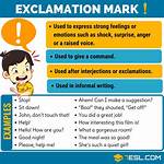 What Is the Meaning of Exclamatory Point?